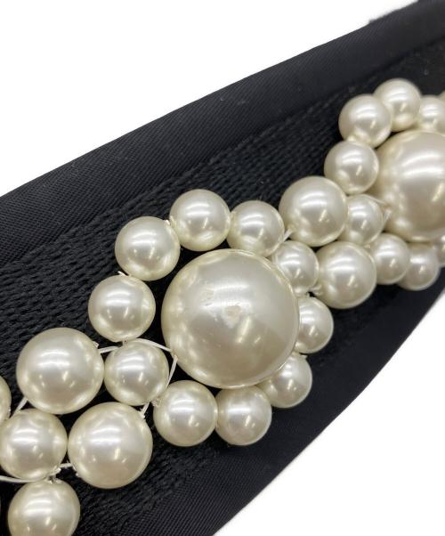 Simone Rocha（シモーネ ロシャ）Simone Rocha (シモーネ ロシャ) Beaded Classic Bow ショルダーバッグ ブラックの古着・服飾アイテム