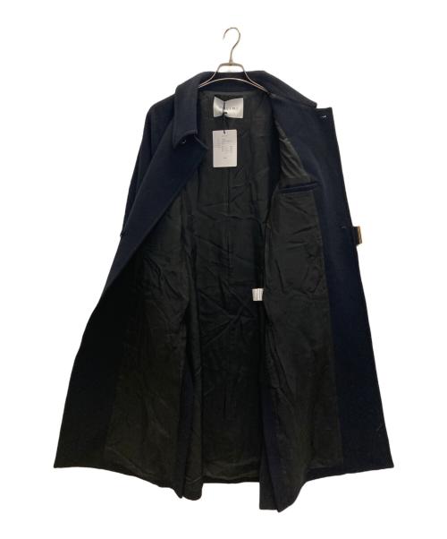 CULLNI（クルニ）CULLNI (クルニ) STUDIOUS (ステュディオス) 別注 Soutien Collar Tie Locken coat ネイビー サイズ:2の古着・服飾アイテム