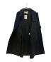 中古・古着 CULLNI (クルニ) STUDIOUS (ステュディオス) 別注 Soutien Collar Tie Locken coat ネイビー サイズ:2：35000円