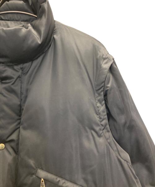 CULLNI（クルニ）CULLNI (クルニ) High Conpression Taffeta Removable Sleeves Down Jacket ブラック サイズ:2の古着・服飾アイテム