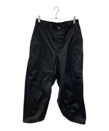 Vivienne Westwood man（ヴィヴィアン ウェストウッド マン）の古着「ラインデザインパンツ」｜ブラック