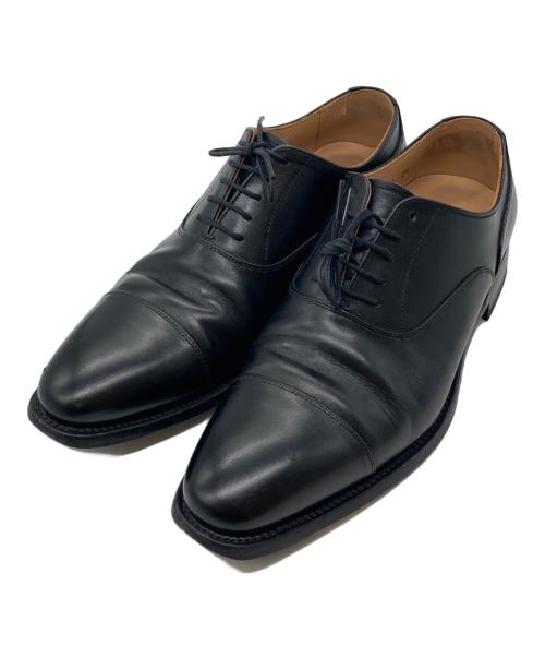 SCOTCH GRAIN（スコッチグレイン）SCOTCH GRAIN (スコッチグレイン) ストレートチップシューズ ブラック サイズ:24cmの古着・服飾アイテム