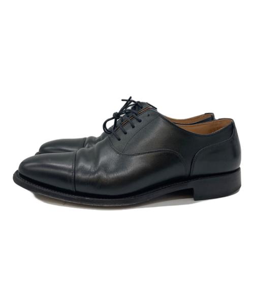 SCOTCH GRAIN（スコッチグレイン）SCOTCH GRAIN (スコッチグレイン) ストレートチップシューズ ブラック サイズ:24cmの古着・服飾アイテム