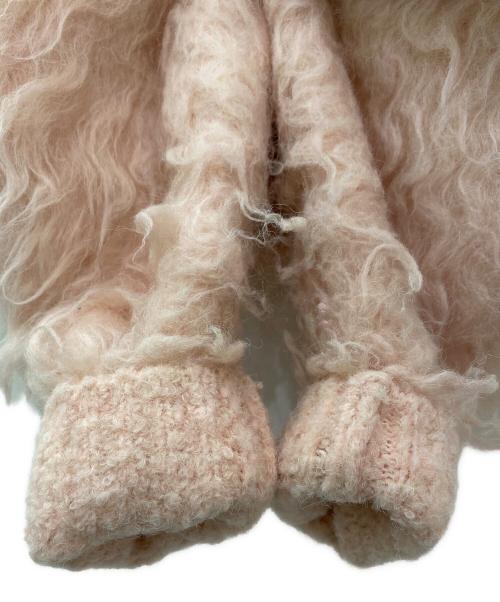 CLANE（クラネ）CLANE (クラネ) SHAGGY SHORT KNIT CARDIGAN ピンク サイズ:1の古着・服飾アイテム