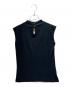 HERMES (エルメス) Brandebourgs Print Sleeveless Tee/ナポレオンプリントN/Sカットソー ブラック×イエロー サイズ:M：30000円
