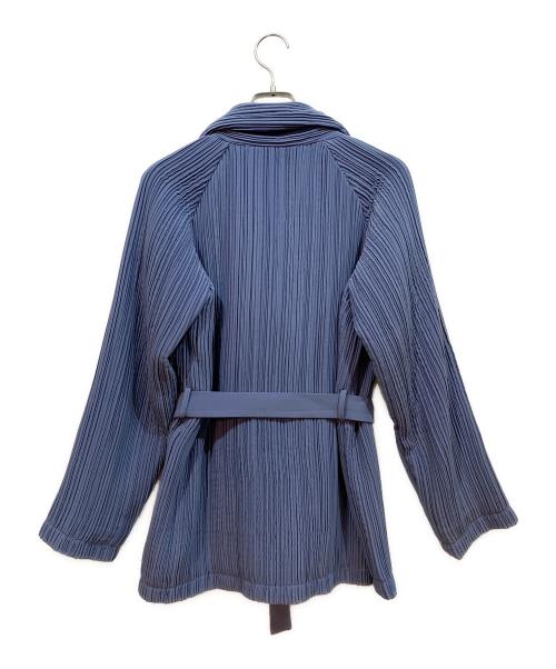 Ameri（アメリ）Ameri (アメリ) OTONA PLEAT BELT JACKET SET ブルー サイズ:ジャケット/Free、パンツ/Sの古着・服飾アイテム