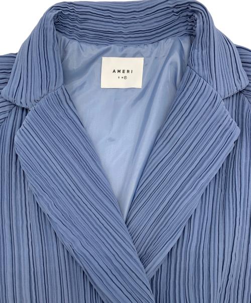 Ameri（アメリ）Ameri (アメリ) OTONA PLEAT BELT JACKET SET ブルー サイズ:ジャケット/Free、パンツ/Sの古着・服飾アイテム