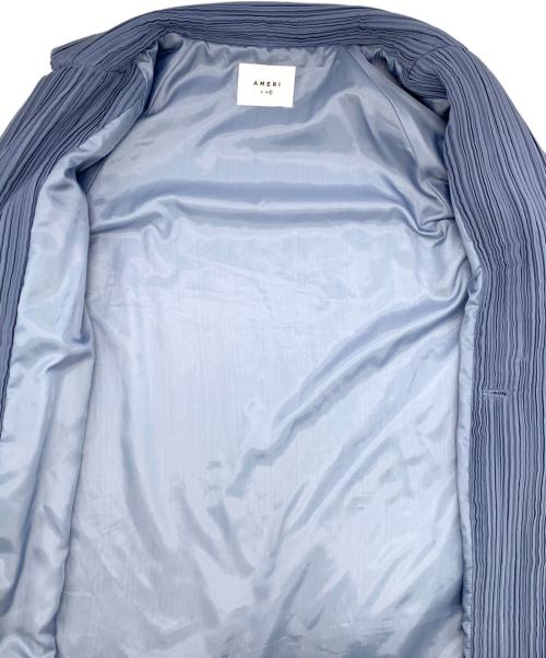 Ameri（アメリ）Ameri (アメリ) OTONA PLEAT BELT JACKET SET ブルー サイズ:ジャケット/Free、パンツ/Sの古着・服飾アイテム