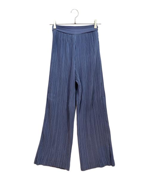 Ameri（アメリ）Ameri (アメリ) OTONA PLEAT BELT JACKET SET ブルー サイズ:ジャケット/Free、パンツ/Sの古着・服飾アイテム