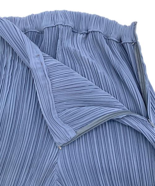 Ameri（アメリ）Ameri (アメリ) OTONA PLEAT BELT JACKET SET ブルー サイズ:ジャケット/Free、パンツ/Sの古着・服飾アイテム