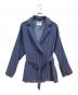 Ameri (アメリ) OTONA PLEAT BELT JACKET SET ブルー サイズ:ジャケット/Free、パンツ/S：4000円