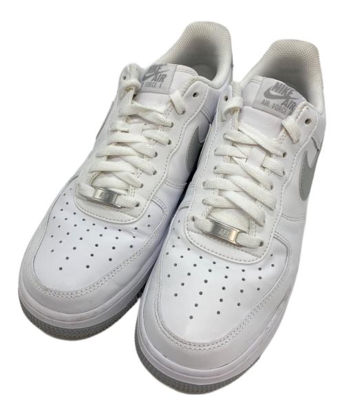 NIKE（ナイキ）NIKE (ナイキ) AIR FORCE 1 '07 ホワイト×グレー サイズ:27の古着・服飾アイテム