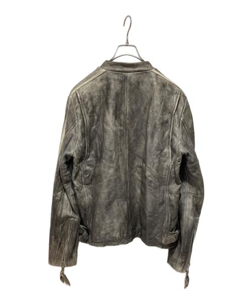 Schott（ショット）Schott (ショット) クラシックレーサージャケット グレー サイズ:Mの古着・服飾アイテム