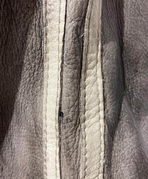 Schott（ショット）Schott (ショット) クラシックレーサージャケット グレー サイズ:Mの古着・服飾アイテム