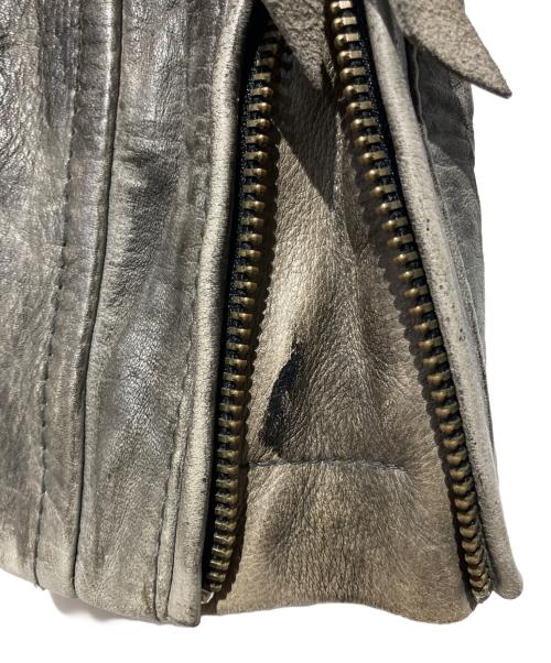 Schott（ショット）Schott (ショット) クラシックレーサージャケット グレー サイズ:Mの古着・服飾アイテム