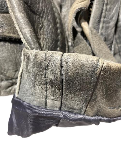 Schott（ショット）Schott (ショット) クラシックレーサージャケット グレー サイズ:Mの古着・服飾アイテム