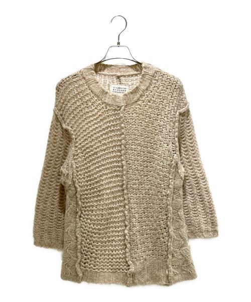 Maison Margiela（メゾンマルジェラ）Maison Margiela (メゾンマルジェラ) Alpaca and wool sweater/ローゲージニット アイボリー サイズ:Sの古着・服飾アイテム