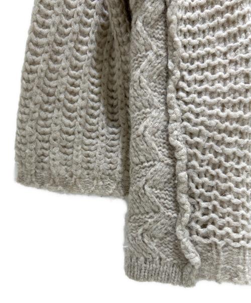 Maison Margiela（メゾンマルジェラ）Maison Margiela (メゾンマルジェラ) Alpaca and wool sweater/ローゲージニット アイボリー サイズ:Sの古着・服飾アイテム