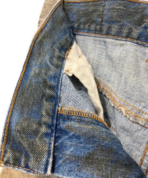 BALMAIN（バルマン）BALMAIN (バルマン) オイルドバイカージーンズ インディゴ サイズ:SIZE71㎝　（W28)の古着・服飾アイテム
