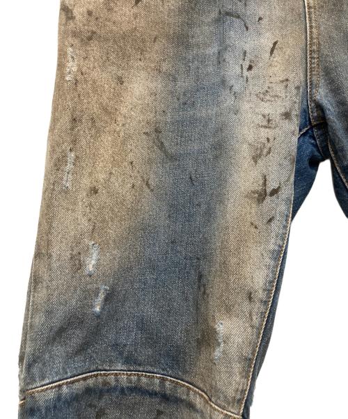 BALMAIN（バルマン）BALMAIN (バルマン) オイルドバイカージーンズ インディゴ サイズ:SIZE71㎝　（W28)の古着・服飾アイテム