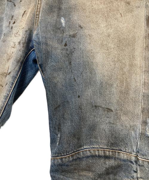 BALMAIN（バルマン）BALMAIN (バルマン) オイルドバイカージーンズ インディゴ サイズ:SIZE71㎝　（W28)の古着・服飾アイテム