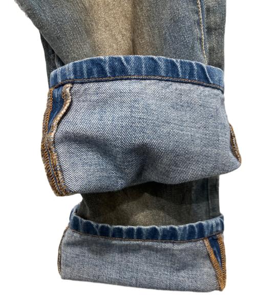 BALMAIN（バルマン）BALMAIN (バルマン) オイルドバイカージーンズ インディゴ サイズ:SIZE71㎝　（W28)の古着・服飾アイテム