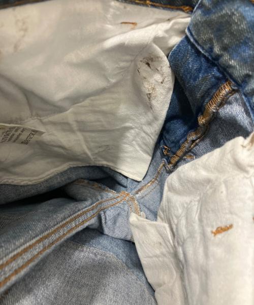 BALMAIN（バルマン）BALMAIN (バルマン) オイルドバイカージーンズ インディゴ サイズ:SIZE71㎝　（W28)の古着・服飾アイテム
