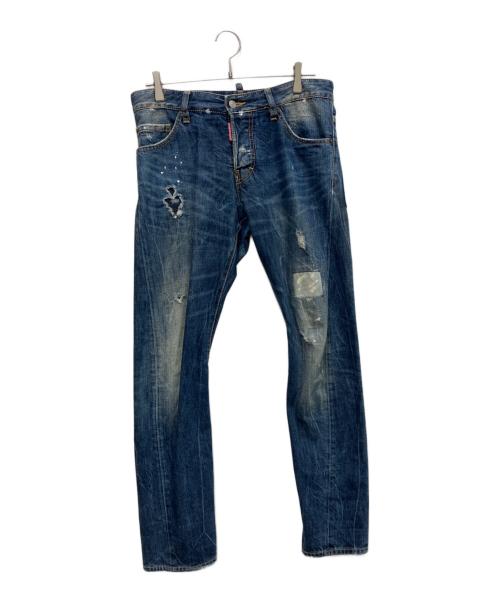DSQUARED2（ディースクエアード）DSQUARED2 (ディースクエアード) デニムパンツ　S71LA0762 インディゴ サイズ:46の古着・服飾アイテム