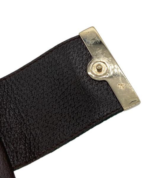 GUCCI（グッチ）GUCCI (グッチ) 2つ折り財布 ブラウンの古着・服飾アイテム