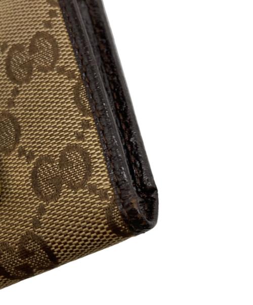 GUCCI（グッチ）GUCCI (グッチ) 2つ折り財布 ブラウンの古着・服飾アイテム