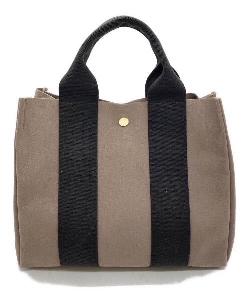 VIOLAd'ORO（ヴィオラドーロ）VIOLAd'ORO (ヴィオラドーロ) 2WAYトートバッグ ブラウンの古着・服飾アイテム