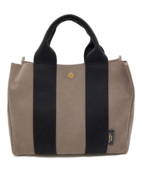 VIOLAd'ORO（ヴィオラドーロ）VIOLAd'ORO (ヴィオラドーロ) 2WAYトートバッグ ブラウンの古着・服飾アイテム