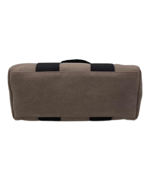 VIOLAd'ORO（ヴィオラドーロ）VIOLAd'ORO (ヴィオラドーロ) 2WAYトートバッグ ブラウンの古着・服飾アイテム