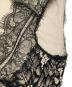 中古・古着 TADASHI SHOJI (タダシ ショージ) レースノースリーブワンピース ベージュ×ブラック：7000円