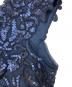 中古・古着 TADASHI SHOJI (タダシ ショージ) スパンコールグラデーションワンピース ネイビー×ブラック：7000円