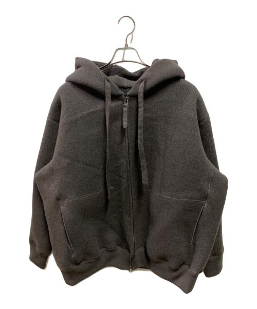 MAYKAM（メイカム）MAYKAM (メイカム) WOOL SWEAT ZIP HOODIE グレー サイズ:3の古着・服飾アイテム