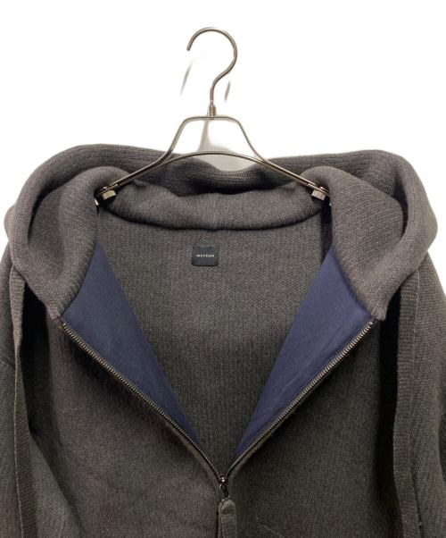 MAYKAM（メイカム）MAYKAM (メイカム) WOOL SWEAT ZIP HOODIE グレー サイズ:3の古着・服飾アイテム