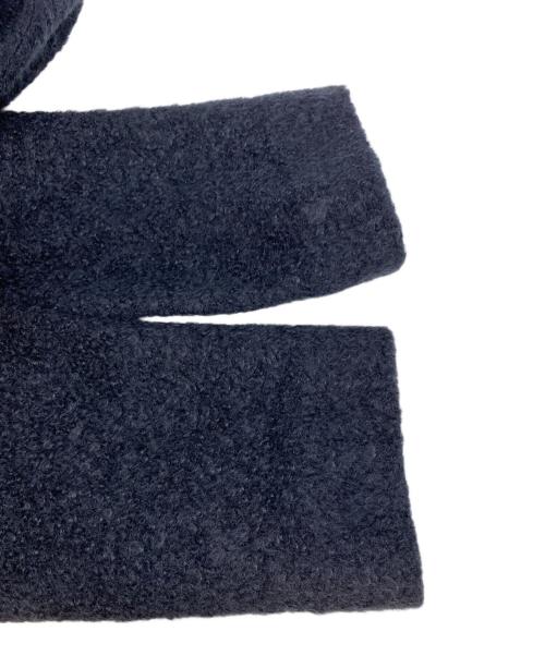 M-premierBLACK（エムプルミエブラック）M-premierBLACK (エムプルミエブラック) モヘヤ混ショートコート ネイビー サイズ:36の古着・服飾アイテム