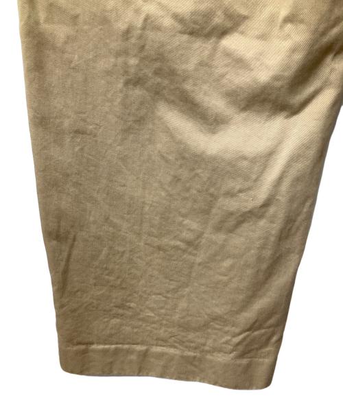 HUMAN WOMAN（ヒューマンウーマン）HUMAN WOMAN (ヒューマンウーマン) 甘撚オーガニックCチノパンツ ベージュ サイズ:Lの古着・服飾アイテム