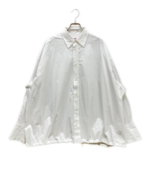 Spick and Span（スピック＆スパン）Spick and Span (スピック＆スパン) CO/PEヘムギャザーシャツ ホワイト サイズ:Freeの古着・服飾アイテム