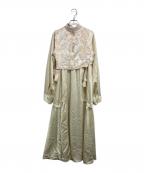 theodoric.dyセオドリックディ）の古着「Jacquard Vest Set One-piece」｜アイボリー