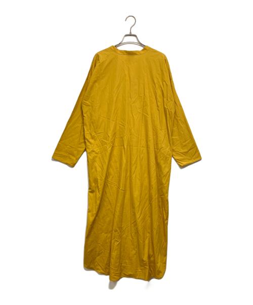 loin.（ロワン）loin. (ロワン) Vネックロングワンピース イエロー サイズ:36の古着・服飾アイテム