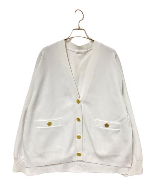 CADUNE（カデュネ）CADUNE (カデュネ) カーディガン ホワイト サイズ:38の古着・服飾アイテム