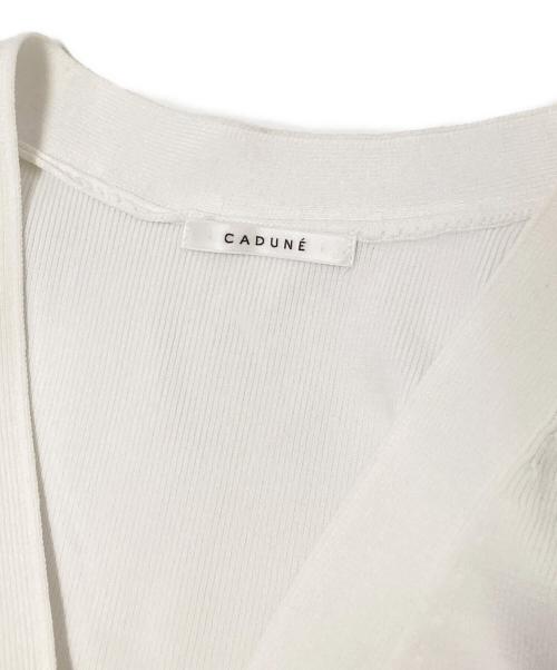 CADUNE（カデュネ）CADUNE (カデュネ) カーディガン ホワイト サイズ:38の古着・服飾アイテム