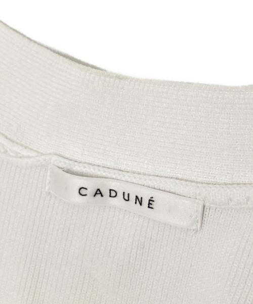 CADUNE（カデュネ）CADUNE (カデュネ) カーディガン ホワイト サイズ:38の古着・服飾アイテム
