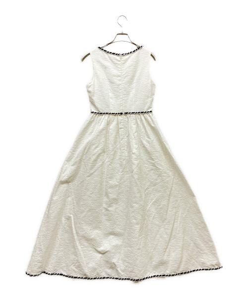 HER LIP TO（ハーリップトゥ）HER LIP TO (ハーリップトゥ) Monaco Tweed Dress ホワイト サイズ:Mの古着・服飾アイテム