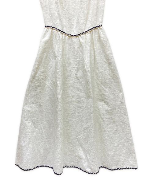 HER LIP TO（ハーリップトゥ）HER LIP TO (ハーリップトゥ) Monaco Tweed Dress ホワイト サイズ:Mの古着・服飾アイテム