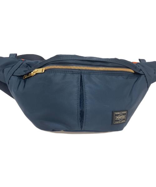 PORTER（ポーター）PORTER (ポーター) TANKER WAIST BAG ネイビーの古着・服飾アイテム