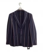 RING JACKETリングジャケット）の古着「BALLOON  STRIPE 3B JACKET」｜ネイビー