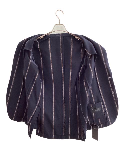 RING JACKET（リングジャケット）RING JACKET (リングジャケット) BALLOON  STRIPE 3B JACKET ネイビー サイズ:44 未使用品の古着・服飾アイテム